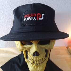 Vintage K Products Power Service Equipment Engineering Patch Snap Back Hat